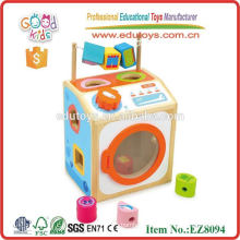 Pretend Toys Wooden Washing Machine Toy